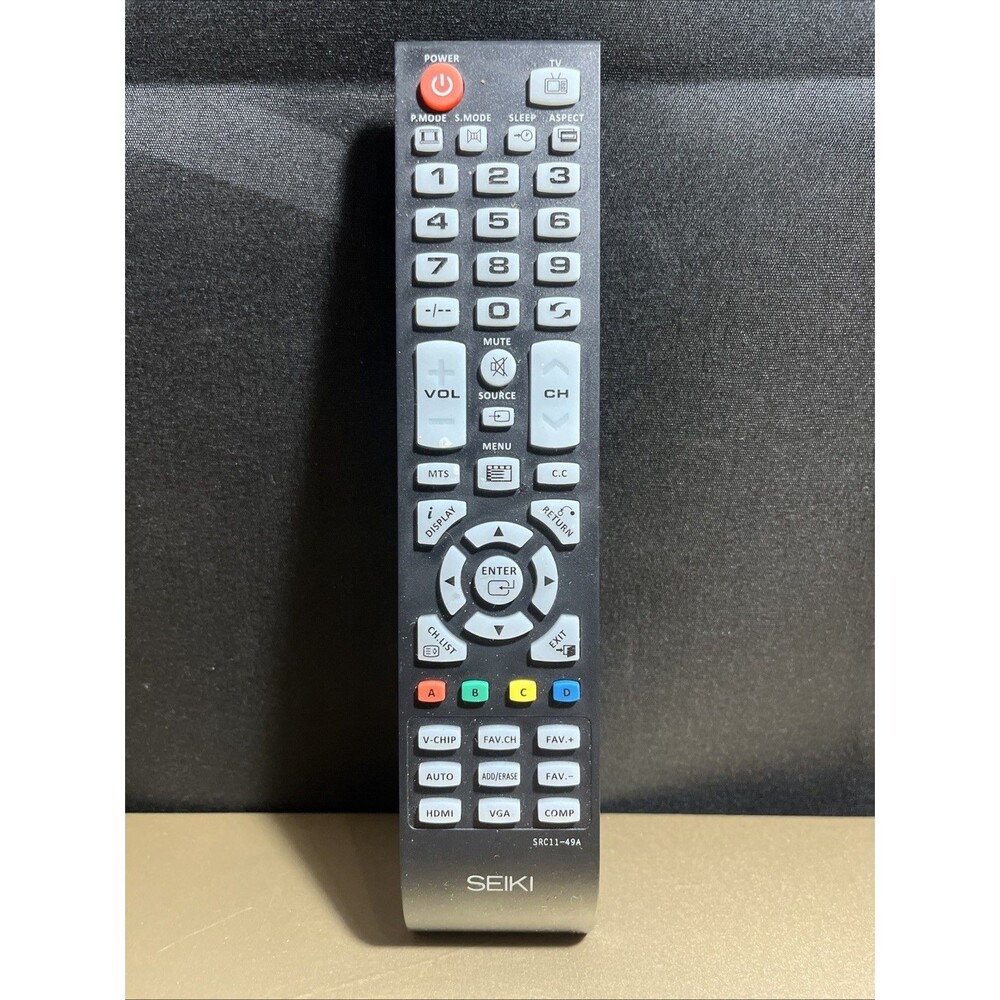 Seiki SRC11-49A Remote Control  for Seiki TV SC322TI SC402TT
